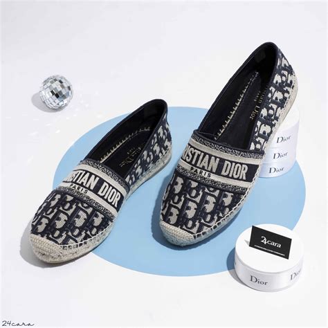 deep blue dior granville dior oblique embroidered cotton espadrille price|Dior oblique embroidery.